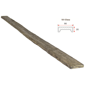 Доска декоративная Рустик Лофт 90х20мм 2,0 метра