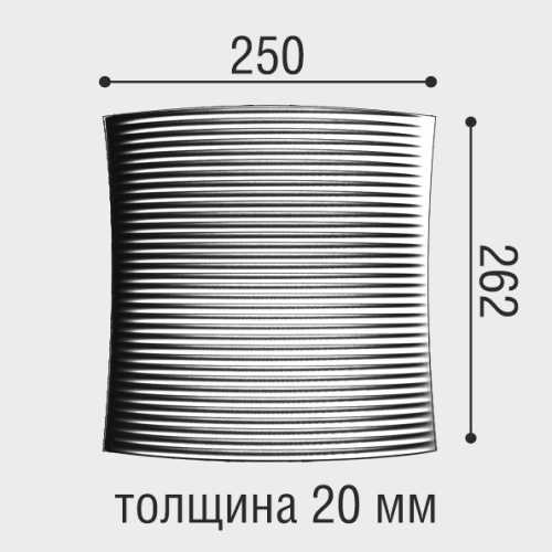 Фото Стеновая панель Bello Deco СП 26 полистирол (262× 20 × 250 мм)