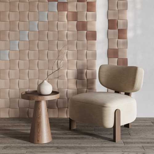 Фото Стеновая панель Bello Deco СП 25 МИНИ полистирол (131× 10 × 125мм)