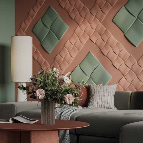 Фото Стеновая панель Bello Deco СП 26 МИНИ полистирол (131× 10 × 125мм)