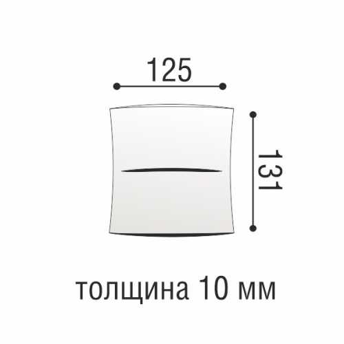 Фото Стеновая панель Bello Deco СП 26 МИНИ полистирол (131× 10 × 125мм)