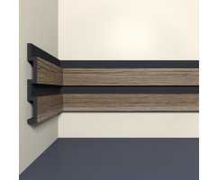 Панель стеновая Bello deco XPS СПЛ 24/3 Дуб дикий (120*15*3000)
