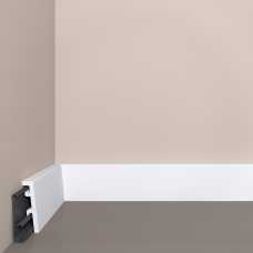 Плинтус напольный Bello Deco П23 с монтажной планкой, под покраску (60х20х2000)