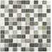 Маленькое фото Мозаика стеклянная с камнем Bonaparte Style time-23, 23х23 (300х300х8 мм)