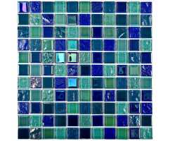 Мозаика стеклянная Bonaparte Bondi breeze-25, 25х25 (300х300х4 мм)