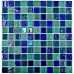 Маленькое фото Мозаика стеклянная Bonaparte Bondi breeze-25, 25х25 (300х300х4 мм)