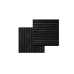 Маленькое фото Акустическая панель Cosca Дуб Графит, черный войлок, рейки (600х600 х19мм)