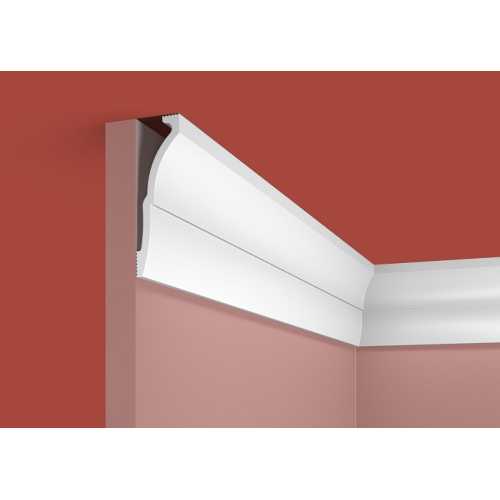 Фото Карниз под покраску Cosca KX058 из экополимера (91х30х2000 мм)