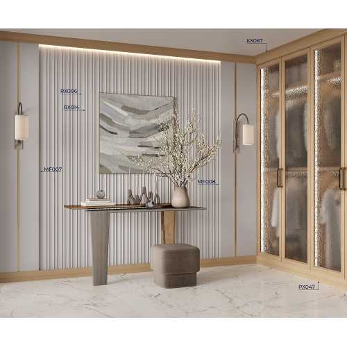 Фото Плинтус напольный Cosca PX047 под покраску, белый (112х20)