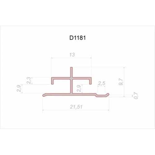 Фото Соединительный профиль Wallpanels Decaro D1181, 3 метра