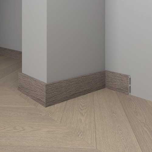 Фото  Плинтус напольный, влагостойкий Decor Dizayn 708-80SH (80*13*2400)