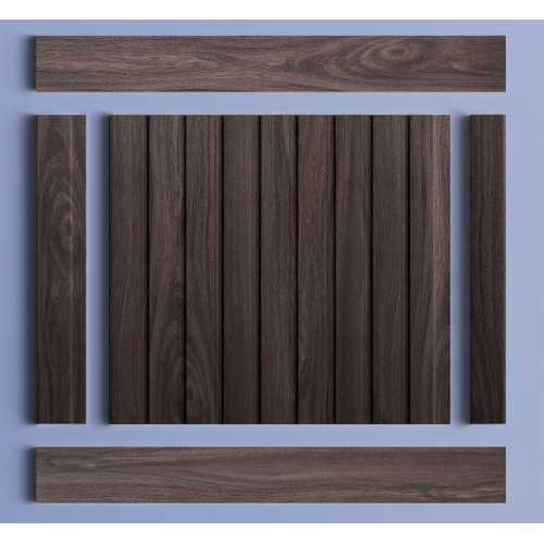 Фото Декоративная панель HIWOOD LV124 BR395 под дерево (120 × 12 × 2700 мм)