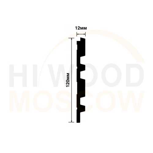 Фото Декоративная панель HIWOOD LV122 NP (120 × 12 × 2700 мм)