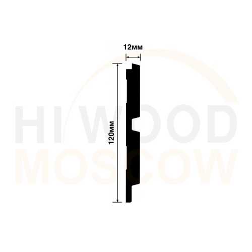 Фото Декоративная панель HIWOOD LV123 W36 (120 × 12 × 2700 мм)