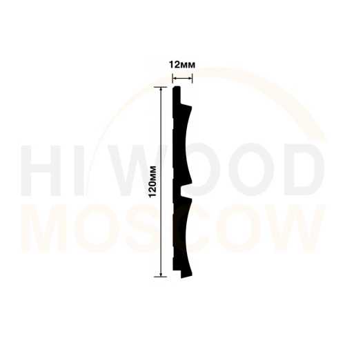 Фото Декоративная панель HIWOOD LV125 MP5 (120 × 12 × 2700 мм)