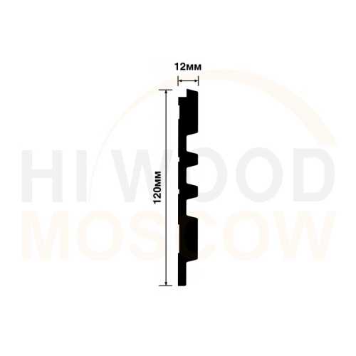 Фото Декоративная панель HIWOOD LV121 S339S  (120 × 12 × 2700 мм)