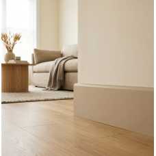 Плинтус QUART вспененный ПВХ QUART, Слоновая кость 1013 (80*26.5*2200)