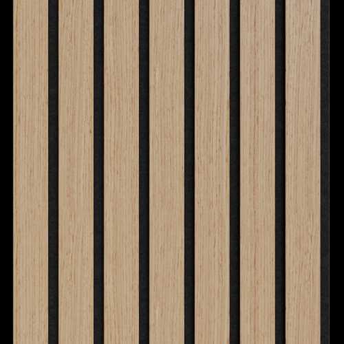 Фото Акустическая панель Ликорн шпон Дуб Светлый (2800х300х9 мм) 1 уп (5 шт/ 4.2 м2)