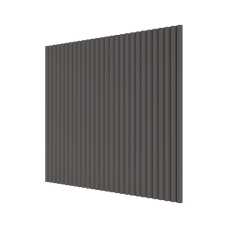 Стеновая панель квадратная МДФ Ликорн - Полосы Графит, 500*500*8 мм (4 шт)