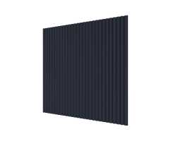 Стеновая панель квадратная МДФ Ликорн - Полосы, Темно-синий, 500*500*8 мм (4 шт)