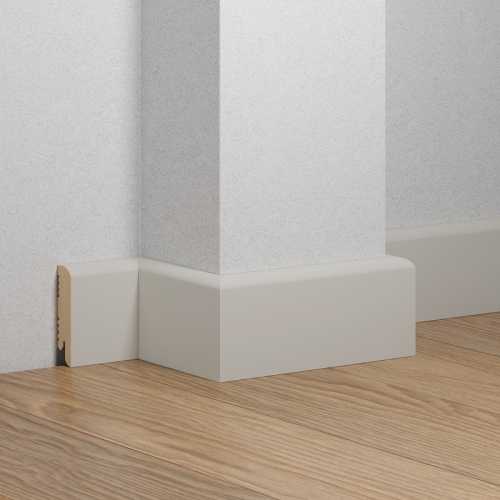 Фото Плинтус напольный МДФ Ликорн К-02 Светло-серый 7035 (70х16х2050 мм)