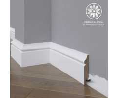 Белый плинтус напольный МДФ Madest Decor 12-083-16 крашеный (83х16х2400 мм) Белый плинтус напольный МДФ Madest Decor 12-083-16 крашеный (83х16х2400 мм)