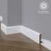 Маленькое фото Белый плинтус напольный МДФ Madest Decor 19-054-10 крашеный (54х10х2400 мм)