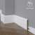 Плинтус напольный под покраску 19-083-12 Madest Decor MDF (83х12х2400 мм)