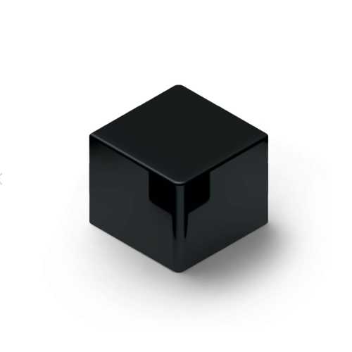 Фото Профиль лестничный F-образный алюминий 10 мм Neexy PV53 (Черный блестящий), 2.7 метра