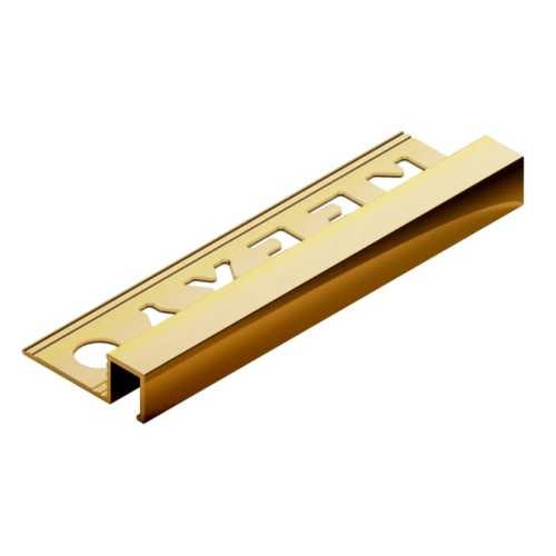 Фото Профиль для плитки внешний латунь 12.5 мм Neexy PVL32-01 Полированная, 2.7 метра