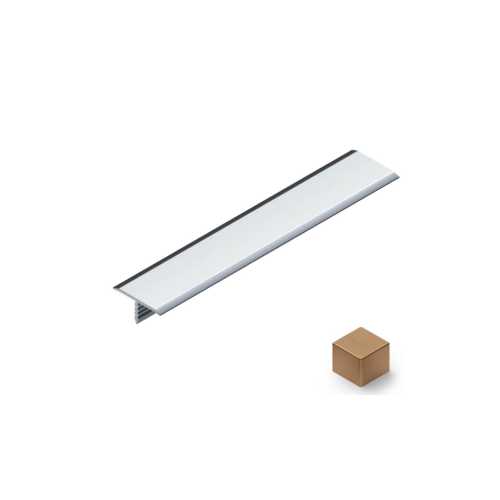 Фото Профиль Т-образный плоский алюминий 15 мм Neexy PV35-06 (Бронза матовая), 2.7 метра