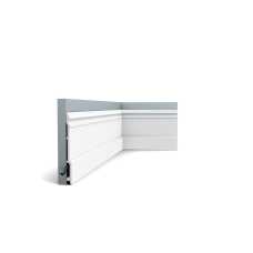 Плинтус широкий, под покраску Orac decor из дюрополимера SX191 (210*21*2000) Плинтус широкий, под покраску Orac decor из дюрополимера SX191 (210*21*2000)
