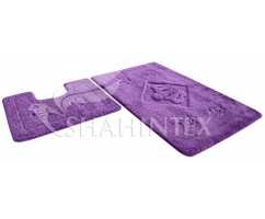 Набор ковриков Shahintex PP Lux Фиолетовый 61 (60x100+60x50 см)