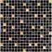 Маленькое фото Мозаика стеклянная Bonaparte Classik night 15х15 (300х300х8 мм)