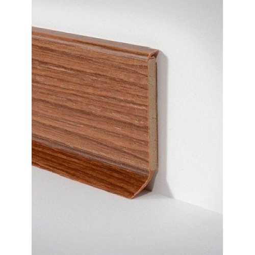 Фото Плинтус напольный, гибкий Dollken (Долкен) S60 Flex 129 Орех 60x15х2575 (1уп=20 шт)