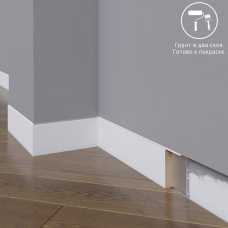 Плинтус MDF 25-058-08 под покраску (вставка в скрытый плинтус) Плинтус MDF 25-058-08 под покраску (вставка в скрытый плинтус)
