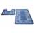 Набор ковриков Shahintex PP Голубой 11 (50*80+50*50 см)