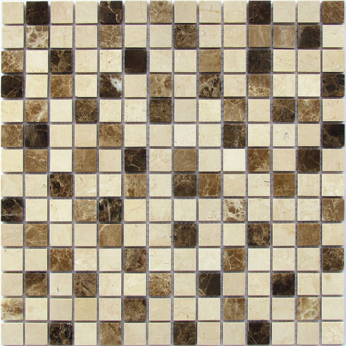Фото  Мозаика из натурального камня Bonaparte Turin-20, 20х20 (305х305х7 мм) 