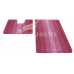 Маленькое фото Набор ковриков Shahintex Multimakaron 60*90+60*50 розовый