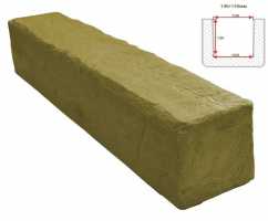 Балка декоративная из полиуретана Arno Decor Рустик 145х145мм Дуб болотный, длина 3м