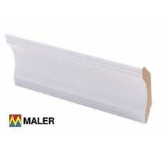 Галтель МДФ Maler Белый арт.40546 (63х16х2750 мм)