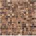 Маленькое фото Мозаика из натурального камня Caramelle Emperador Dark MAT 15х15 (305х305х4 мм)