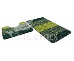 Набор ковриков Shahitex РР Mix 4К Изумрудный 67 (50*80+50*50 см)