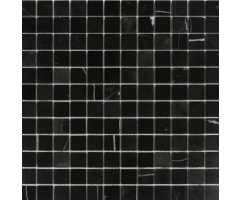 Мозаика из натурального камня Caramelle Nero Oriente POL 15х15 (305х305х4 мм) Мозаика из натурального камня Caramelle Nero Oriente POL 15х15 (305х305х4 мм)