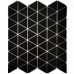 Маленькое фото  Мозаика керамическая Bonaparte Reno Black matt 39х45 (252х291х6 мм)