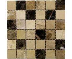 Мозаика из натурального камня Bonaparte Turin 48, 48х48 (305х305х7 мм)