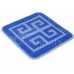 Маленькое фото Набор ковриков Shahintex РР синий 56 (35*35 см)