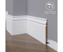 Плинтус напольный под покраску 11-136-16 Madest Decor MDF (136х16х2400 мм) Плинтус напольный под покраску 11-136-16 Madest Decor MDF (136х16х2400 мм)