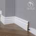 Маленькое фото Плинтус напольный под покраску 22-072-16 Madest Decor MDF (72х16х2400 мм)