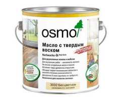  Масло Osmo бесцветное с твердым воском Original 3065 полуматовое (0,75 л)